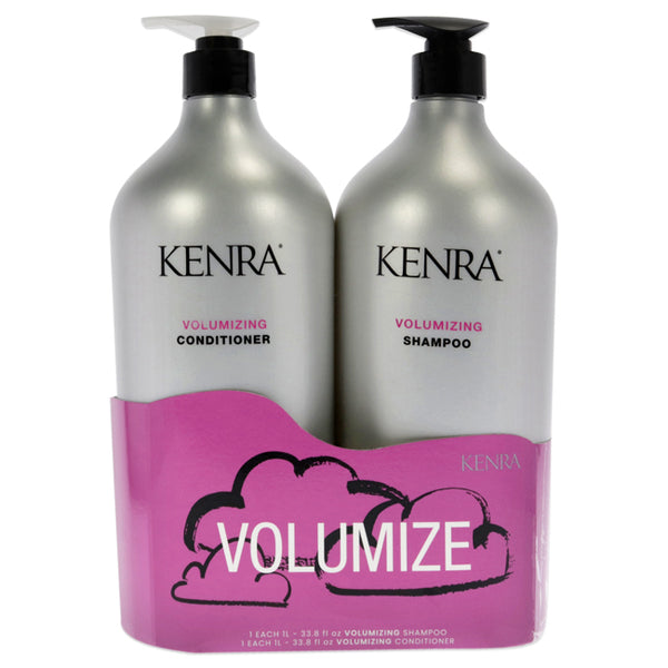 Kenra Volumizing Shampoo and Conditioner Duo by Kenra for Unisex - 2 x 33.8 oz Shampoo and Conditioner