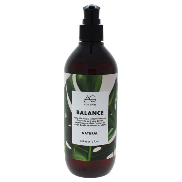 AG Hair Cosmetics Balance Apple Cider Vinegar Sulfate-Free Shampoo by AG Hair Cosmetics for Unisex - 12 oz Shampoo