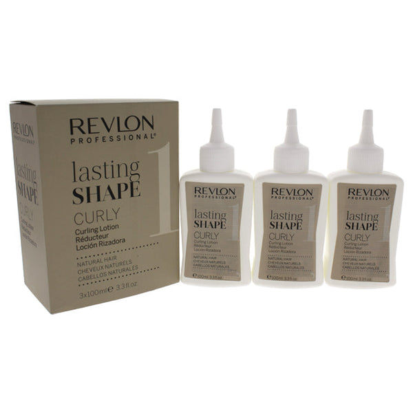 Revlon Lasting Shape Curly Natural Hair Lotion - # 1 by Revlon for Unisex - 3 x 3.3 oz Lotion