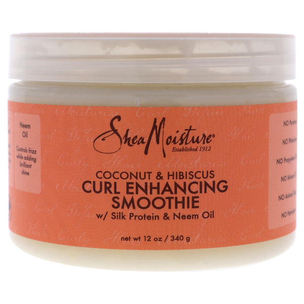 Shea Moisture Coconut Hibiscus Curl Enhancing Smoothie by Shea Moisture for Unisex - 12 oz Cream