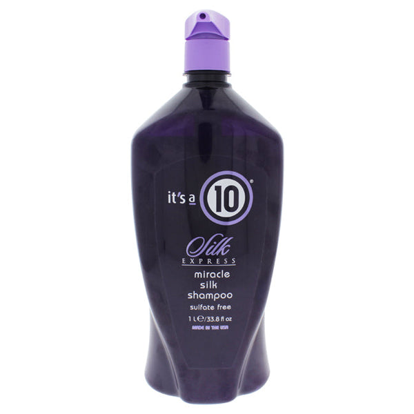 It's A 10 Silk Express Miracle Silk Shampoo by Its A 10 for Unisex - 33.8 oz Shampoo