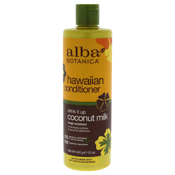Alba Botanica Hawaiian Coconut Milk Conditioner by Alba Botanica for Unisex - 12 oz Conditioner