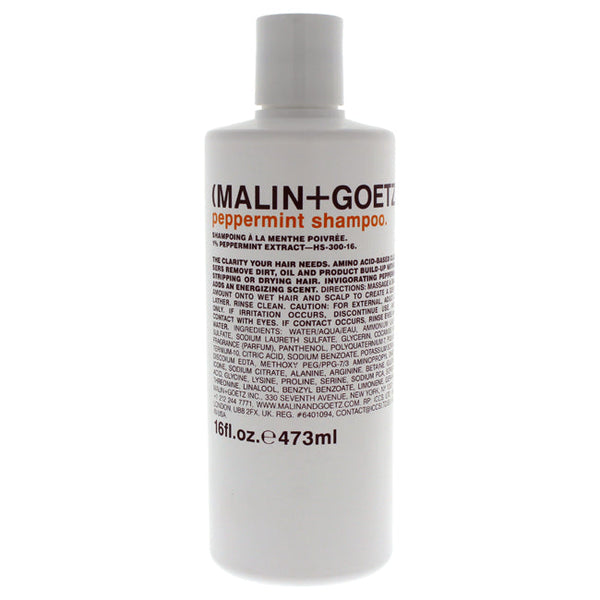 Malin + Goetz Pepermint Shampoo by Malin + Goetz for Unisex - 16.1 oz Shampoo