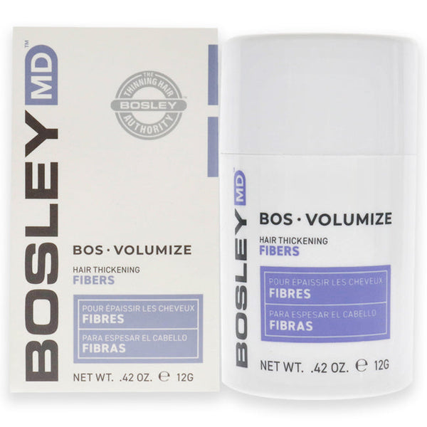 Bosley Hair Thickening Fibers - Black by Bosley for Unisex - 0.42 oz Treatment