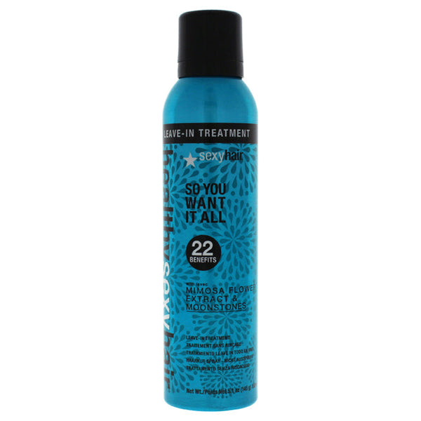 Sexy Hair Healthy Sexy So You Want It All Leave-In Treatment by Sexy Hair for Unisex - 5.1 oz Hairspray