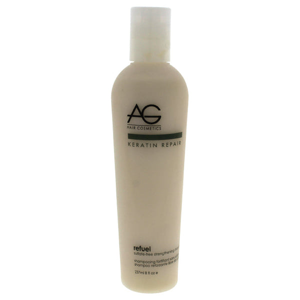 AG Hair Cosmetics Keratin Repair Refuel Sulfate-Free Strengthening Shampoo by AG Hair Cosmetics for Unisex - 8 oz Shampoo