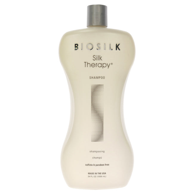 Biosilk Silk Therapy Shampoo by Biosilk for Unisex - 34 oz Shampoo