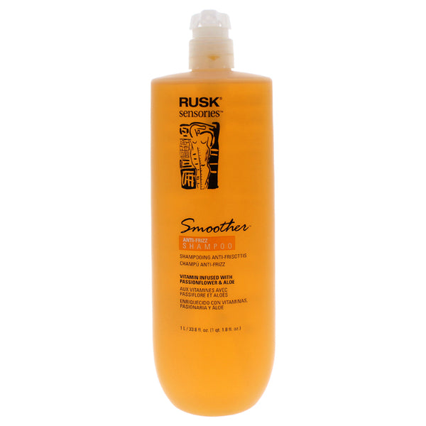 Rusk Sensories Smoother Passion Flower Aloe Shampoo by Rusk for Unisex - 35 oz Shampoo