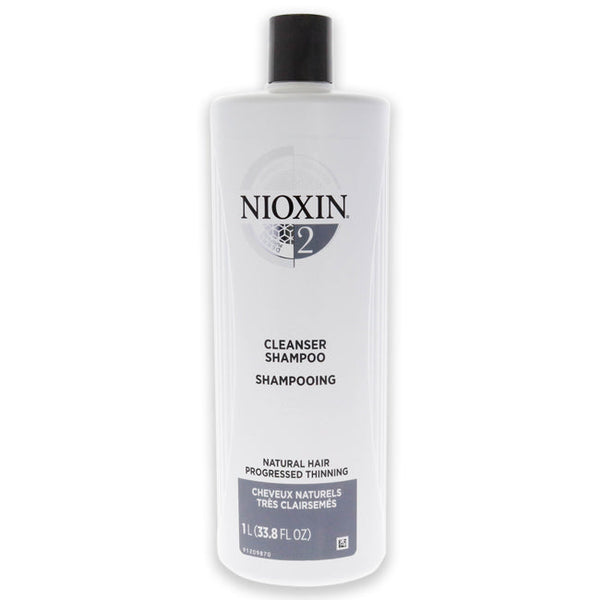 Nioxin System 2 Cleanser Shampoo by Nioxin for Unisex - 33.8 oz Shampoo