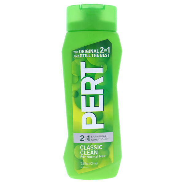Pert Plus Classic clean 2 in 1 Shampoo and Conditioner by Pert Plus for Unisex - 13.5 oz Shampoo & Conditioner