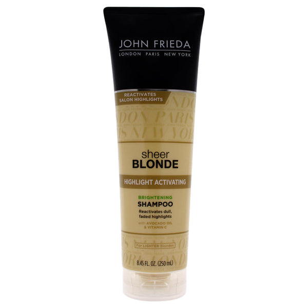 John Frieda Sheer Blonde Highlight Activating Shampoo by John Frieda for Unisex - 8.45 oz Shampoo