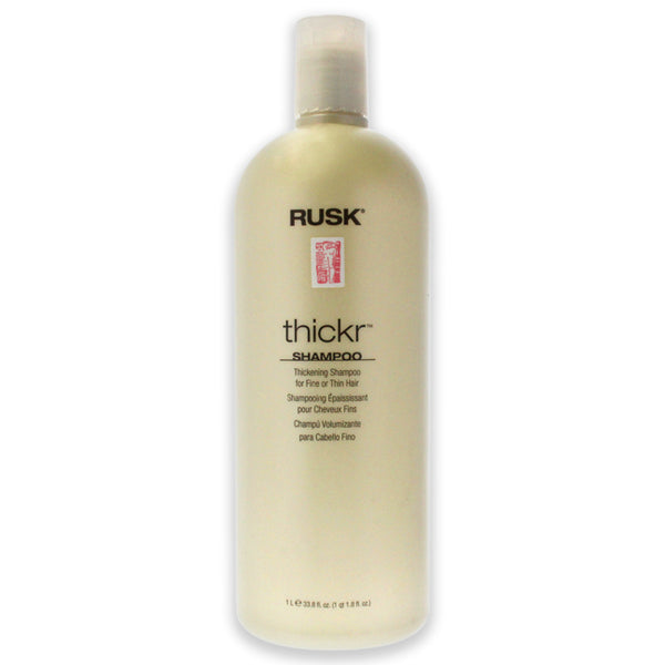 Rusk Thickr Thickening Shampoo by Rusk for Unisex - 33.8 oz Shampoo