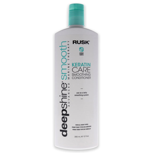 Rusk Deepshine Smooth Keratin Care Conditioner by Rusk for Unisex - 12 oz Conditioner