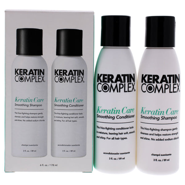 Keratin Complex Keratin Complex Care Smoothing Kit by Keratin Complex for Unisex - 2 x 3 oz Shampoo, Conditioner
