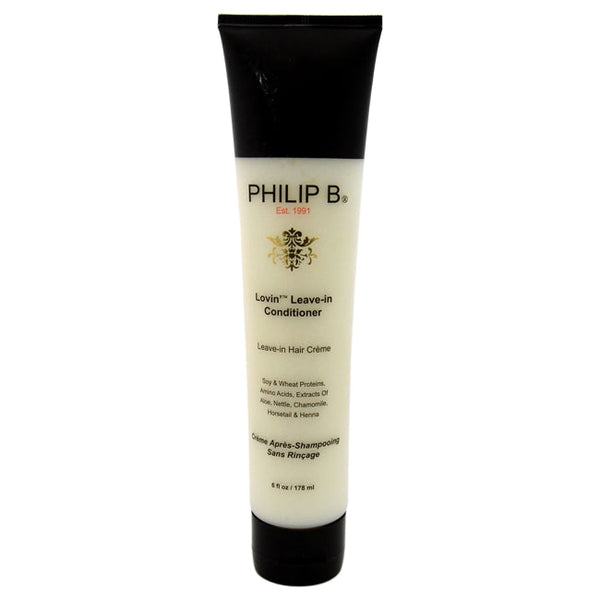 Philip B Lovin Leave-in Conditioner by Philip B for Unisex - 6 oz Conditioner