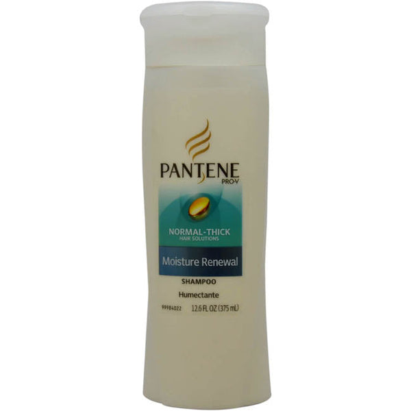 Pantene Pro-V Normal - Thick Hair Solutions Moisture Renewal Shampoo by Pantene for Unisex - 12.6 oz Shampoo
