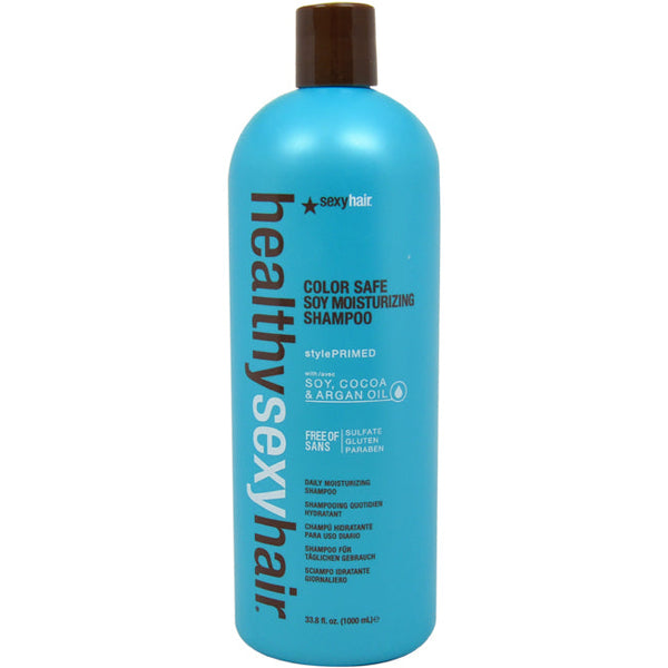 Sexy Hair Healthy Sexy Hair Sulfate-Free Soy Moisturizing Shampoo by Sexy Hair for Unisex - 33.8 oz Shampoo