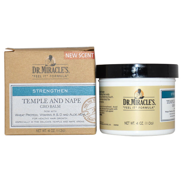 Dr. Miracles Temple and Nape Gro Balm by Dr. Miracles for Unisex - 4 oz Treatment