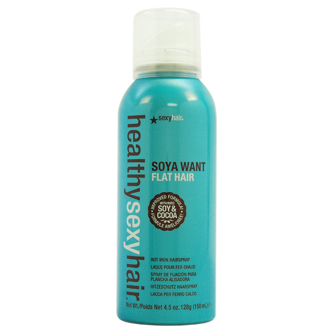 Sexy Hair Healthy Sexy Hair Soy Cocoa Want Flat Hair by Sexy Hair for Unisex - 4.5 oz Hairspray