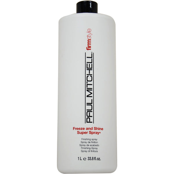 Paul Mitchell Freeze and Shine Super Spray by Paul Mitchell for Unisex - 33.8 oz Super Spray