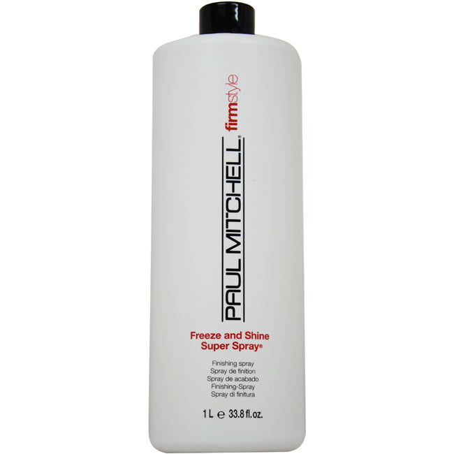 Paul Mitchell Freeze and Shine Super Spray by Paul Mitchell for Unisex - 33.8 oz Super Spray