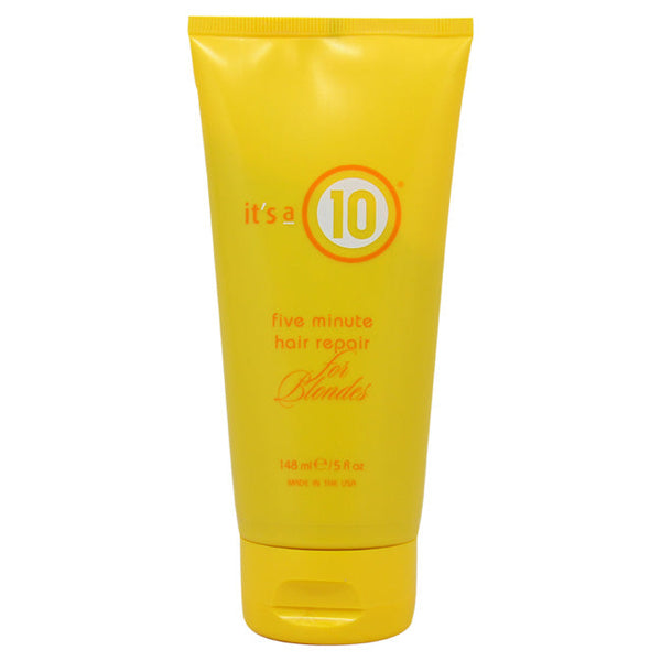 Its A 10 Five Minute Hair Repair For Blondes by Its A 10 for Unisex - 5 oz Treatment