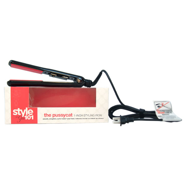Sultra Style 101 The Pussycat Flat Iron - Black by Sultra for Unisex - 1 Inch Flat Iron