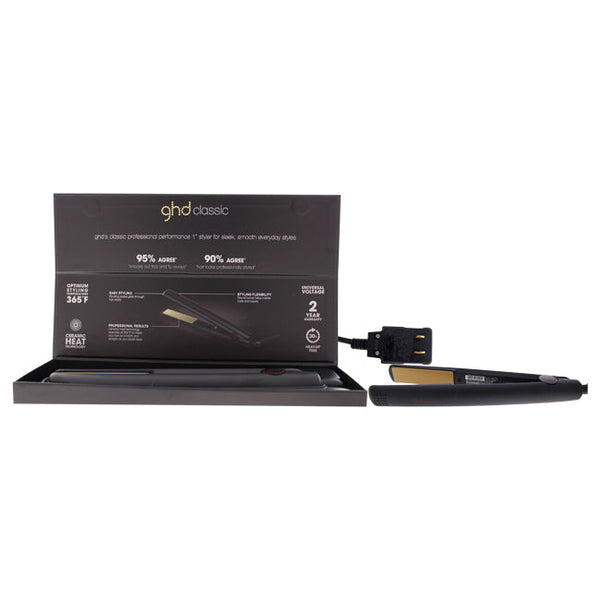 GHD GHD Classic Styler Flat Iron - Black by GHD for Unisex - 1 Inch Flat Iron