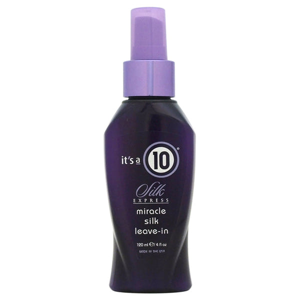 Its A 10 Silk Express Miracle Silk Leave-In by Its A 10 for Unisex - 4 oz Conditioner