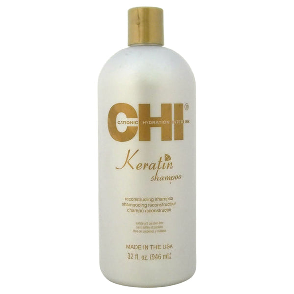 CHI Keratin Reconstructing Shampoo by CHI for Unisex - 32 oz Shampoo