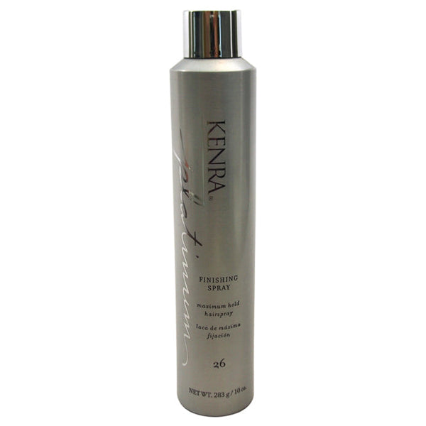 Kenra Platinum Finishing Spray # 26 Maximum Hold Hairspray by Kenra for Unisex - 10 oz Hairspray