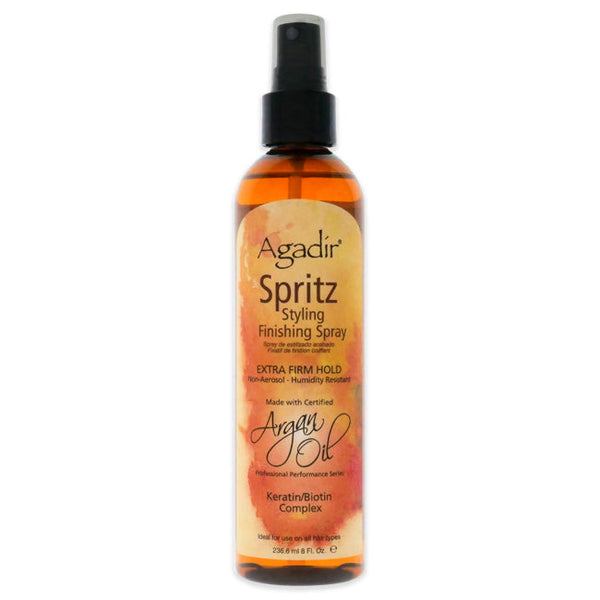 Agadir Argan Oil Argan Oil Spritz Styling Finishing Spray - Extra Firm Hold by Agadir for Unisex - 8 oz Hair Spray