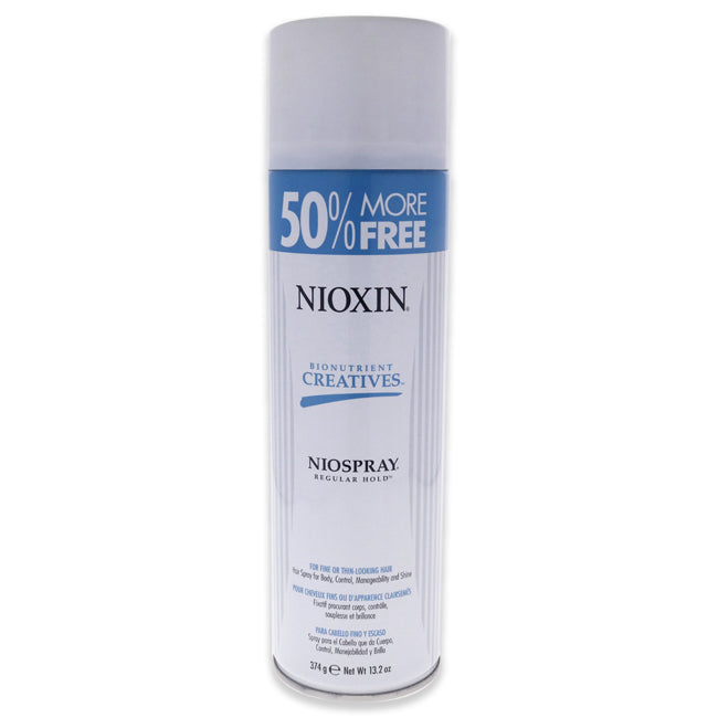 Nioxin Bionutrient Creatives Niospray Regular Hold by Nioxin for Unisex - 13.2 oz Hair Spray