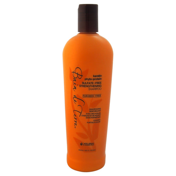 Bain de Terre Keratin Phyto-Protein Sulfate-Free Strengthening Shampoo by Bain de Terre for Unisex - 13.5 oz Shampoo
