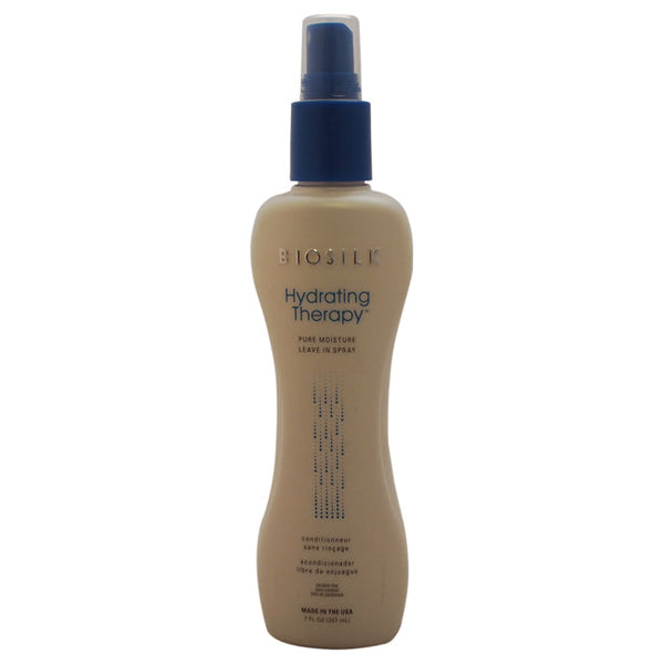 Biosilk Hydrating Therapy Pure Moisture Leave In Spray by Biosilk for Unisex - 7 oz Hairspray