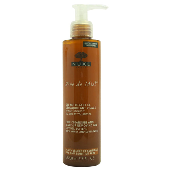Nuxe Reve de Miel - Face Cleansing and Make-Up Removing Gel by Nuxe for Unisex - 6.7 oz Gel