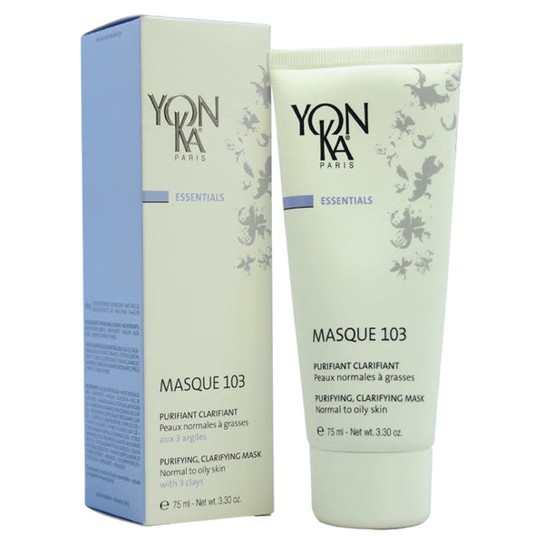 Yonka Masque 103 Purifying Clarifying Mask - Normal to Oily Skin by Yonka for Unisex - 3.3 oz Mask