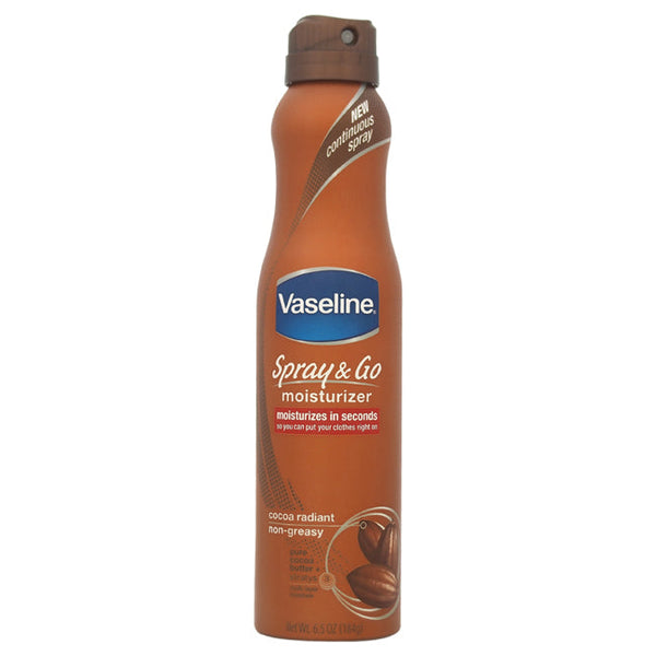 Vaseline Spray & Go Moisturizer Cocoa Radiant Non-Greasy by Vaseline for Unisex - 6.5 oz Moisturizer