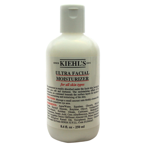 Kiehl's Ultra Facial Moisturizer For All Skin Types by Kiehls for Unisex - 8.4 oz Moisturizer