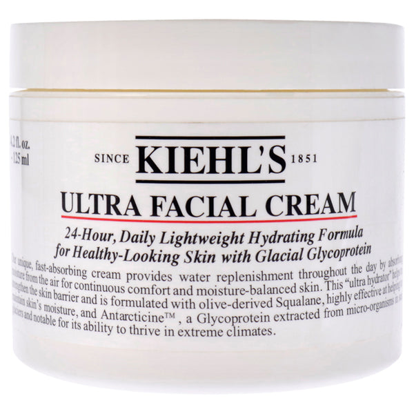 Kiehl's Ultra Facial Cream by Kiehls for Unisex - 4.2 oz Cream
