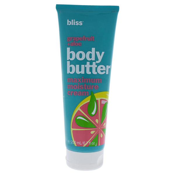 Bliss Grapefruit + Aloe Body Butter by Bliss for Unisex - 6.7 oz Cream