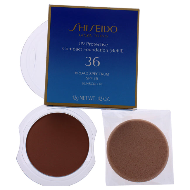 Shiseido UV Protective Compact Foundation (Refill) SPF 36 - Light Beige by Shiseido for Women - 0.42 oz Foundation