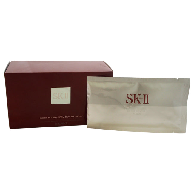 SK II Brightening Derm Revival Mask by SK-II for Unisex - 10 Pcs Mask