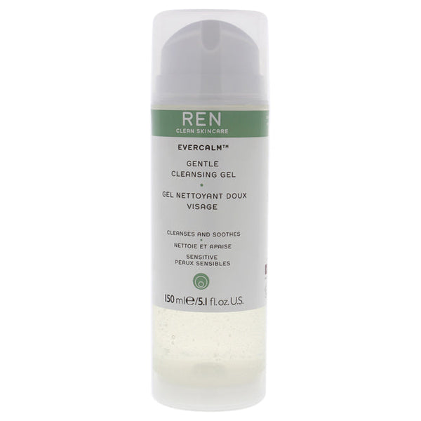 REN Evercalm Gentle Cleansing Gel by REN for Unisex - 5.1 oz Gel