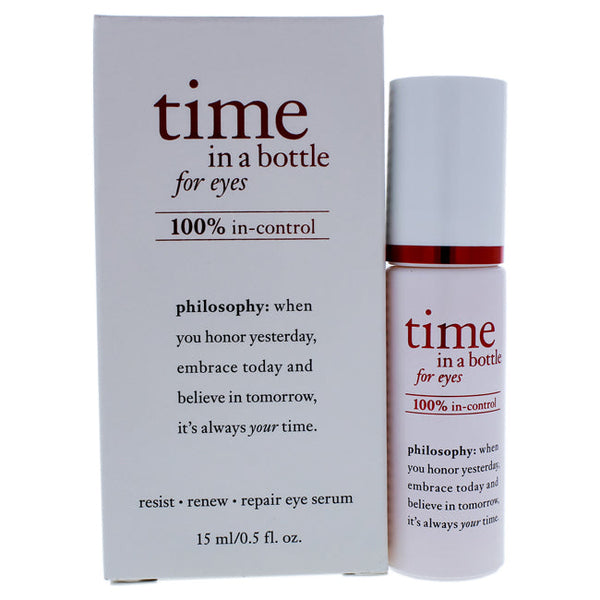 Philosophy Time In a Bottle For Eyes Daily Age-Defying Serum by Philosophy for Unisex - 0.5 oz Eye Serum