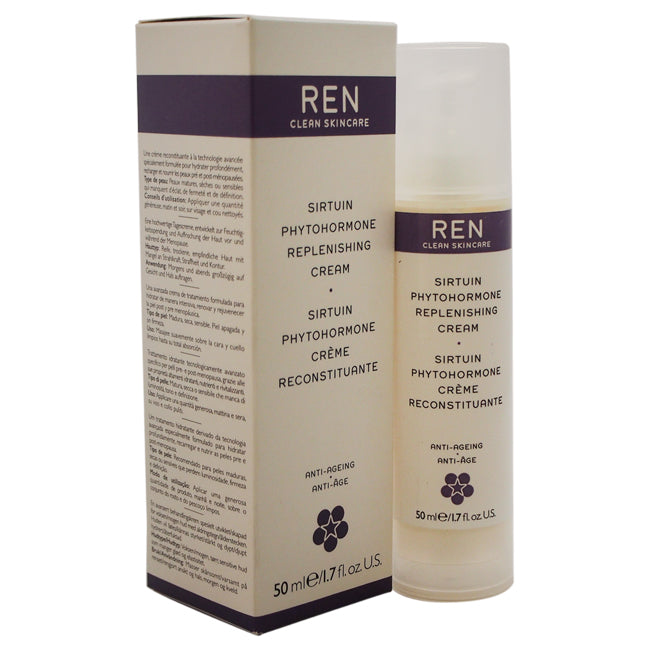 REN Sirtuin Phytohormone Replenishing Anti-Ageing Cream by REN for Unisex - 1.7 oz Cream