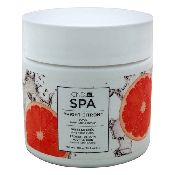 CND Spa Bright Citron Soak by CND for Unisex - 14.4 oz Bright Citron
