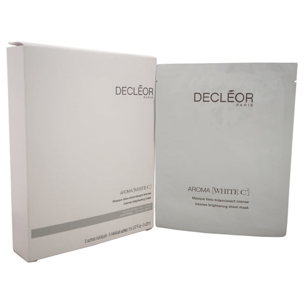 Decleor Aroma White C + Intense Brightening Mask by Decleor for Unisex - 5 x 0.67 oz Mask
