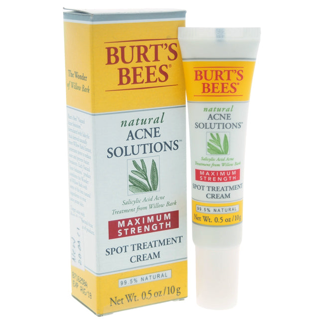 Burt's Bees Natural Acne Solutions Spot Treatment Cream by Burts Bees for Unisex - 0.5 oz Cream