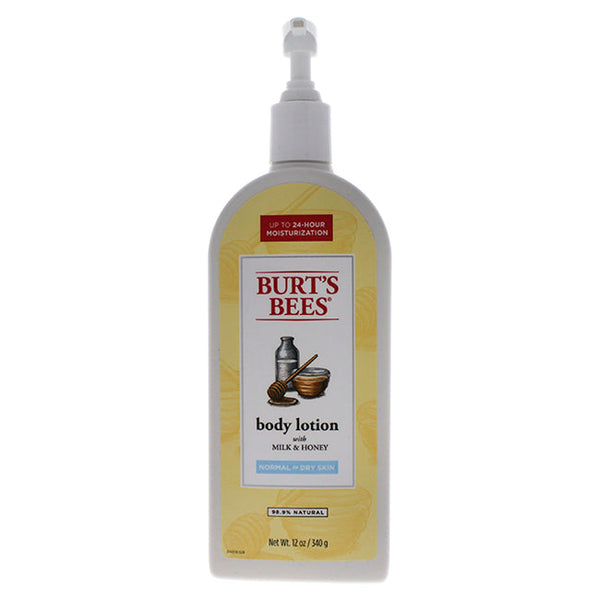 Burts Bees Milk and Honey Body Lotion by Burts Bees for Unisex - 12 oz Body Lotion